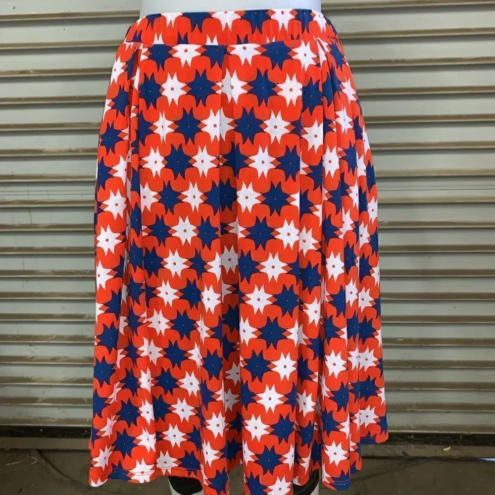 LuLaRoe red skirt